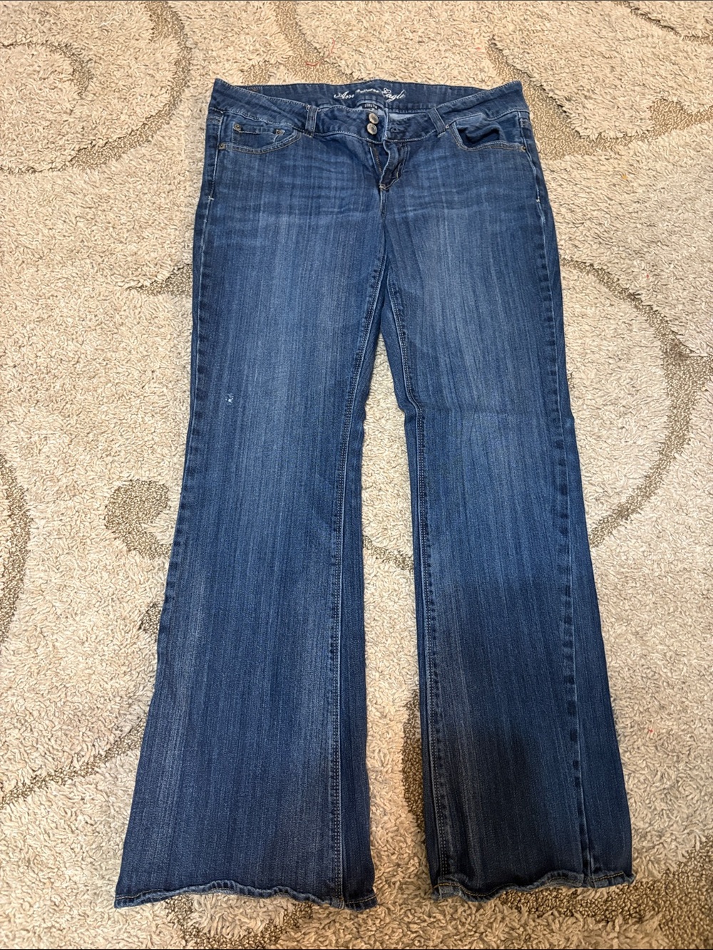 American Eagle Outfitters Dark Blue Flare Jeans